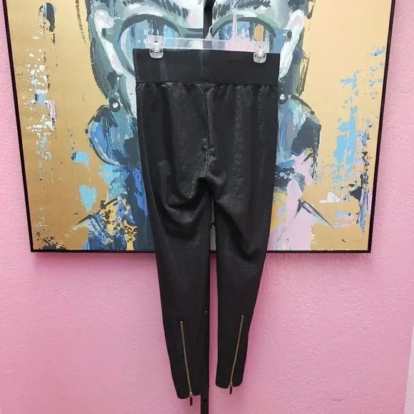 Serena Williams Black Shimmer Leggings Size Small - Picture 2 of 6